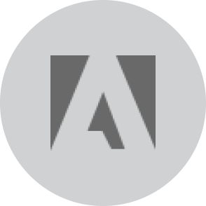 Adobe grayscale logo